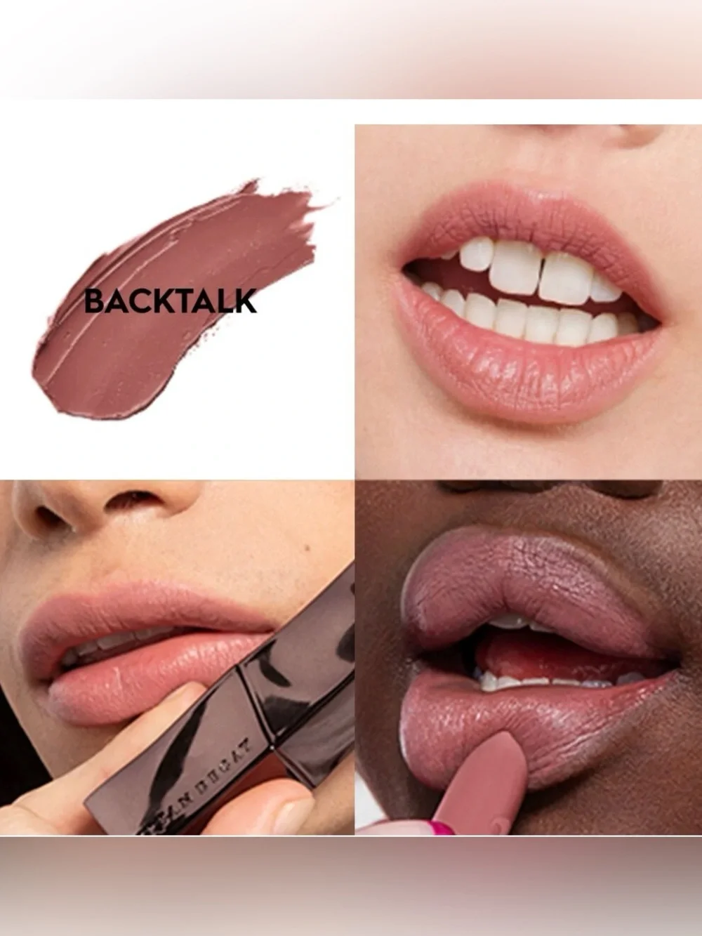 Urban Decay Vice Lipstick Backtalk Matte Mauve Pink Vegan NWOB